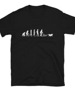 Evolution Dog Sled Gift T-Shirt ZA