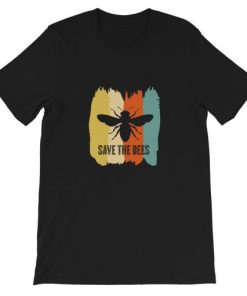 Save The Bees Vintage Short-Sleeve Unisex T-Shirt ZA