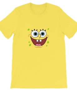 Spongebob Face Short-Sleeve Unisex T-Shirt ZA