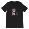 Teacher skull I’ll just wait until it’s quiet Short-Sleeve Unisex T-Shirt ZA