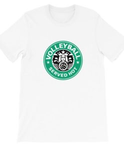 Volleyball Served Hot Short-Sleeve Unisex T-Shirt ZA