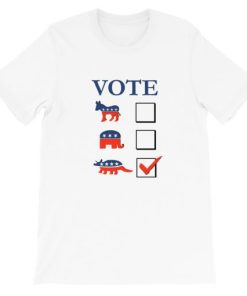 Vote Dinosaur Short-Sleeve Unisex T-Shirt ZA