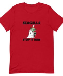 Yoda Seagulls Stop It Now Short-Sleeve Unisex T-Shirt ZA
