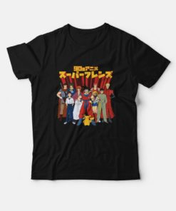 90s Anime Super Friends T-Shirt ZA