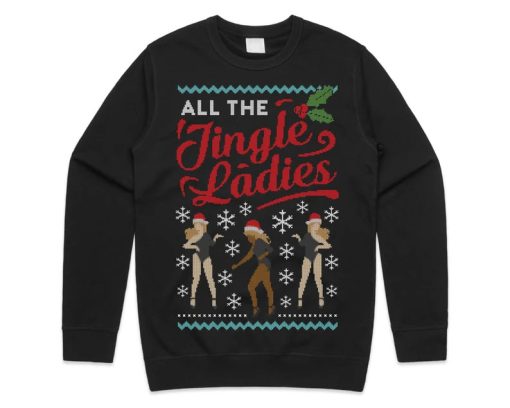 All The Jingle Ladies Christmas Sweater ZA