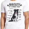 Anatomy Of Border Collie T Shirt ZA