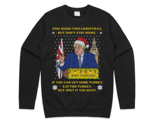 Boris Johnson Lockdown Speech Sweatshirt ZA