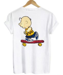 Charlie Brown Skateboard T-shirt Back ZA