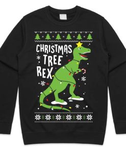 Christmas Tree Rex T-Rex Sweater ZA