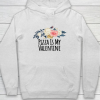 Floral Flowers Funny Pizza Is My Valentine Hoodie ZA