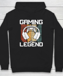 Gaming Legend PC Gamer Video Games Vintage Hoodie ZA