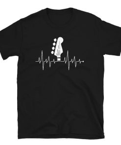 Heartbeat Bass Guitar Player Gift T-Shirt ZA