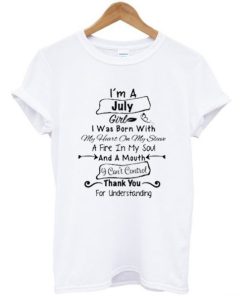 I’m A July Girl T-shirt ZA