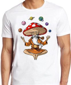 Magic Mushroom Buddha T Shirt ZA