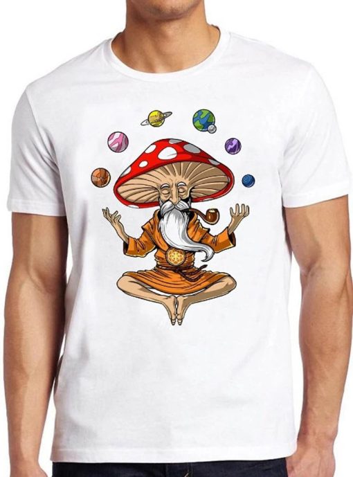 Magic Mushroom Buddha T Shirt ZA