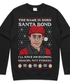 Michael Scott Santa Bond Christmas Sweater ZA