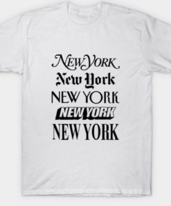 NEW YORK FONTS T-shirt ZA