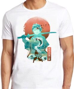 Samurai Japanese Breath Of Water Art Cool Gift Tee T Shirt ZA