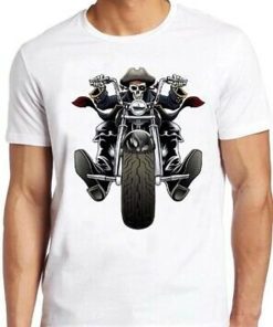 Skull Biker T Shirt ZA