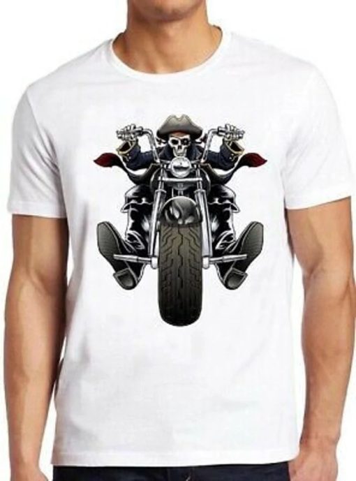 Skull Biker T Shirt ZA