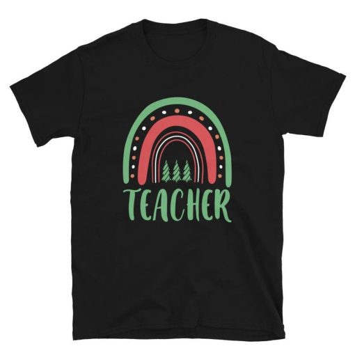 Teacher School Ugly Christmas T-Shirt ZA