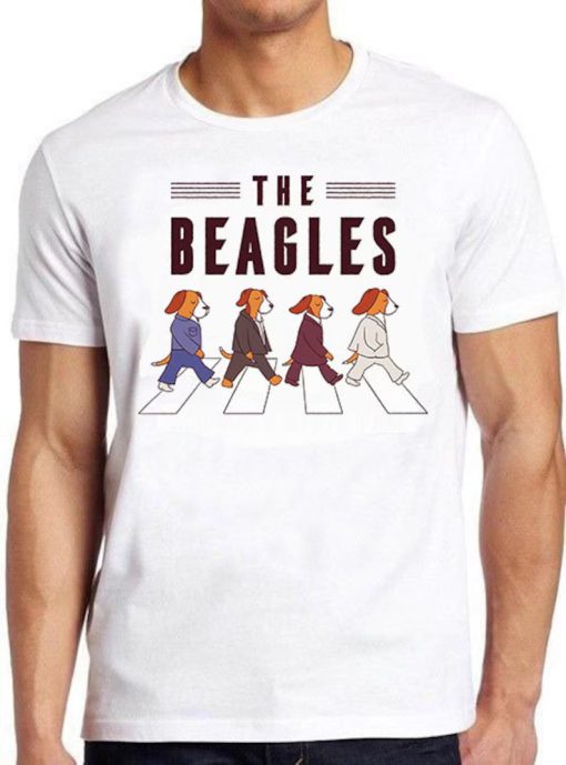 The Beagles Beagle Dog Funny Meme Gift Tee Gamer Cult Movie Music T Shirt ZA