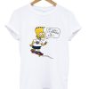 Bart Simpson Skateboard T-shirt ZA