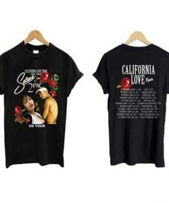 California Love Tour Selena Tupac T-shirt ZA