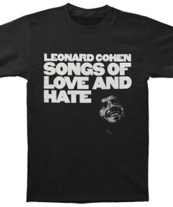 Leonard Cohen Songs Of Love And Hate T-shirt ZA