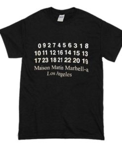 Maison Martin Marhell-a Los Angeles T-shirt ZA