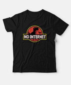 No Internet Jurassic Park T-shirt ZA