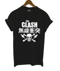 The Clash Japanese Skull New T-shirt ZA