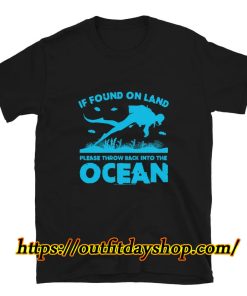 Dive Shirt Found On Land Throw Into Ocean Diving Shirt ZA