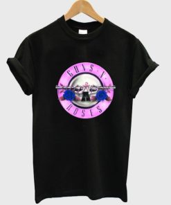 Guns n Roses Pink Round Logo T Shirt ZA