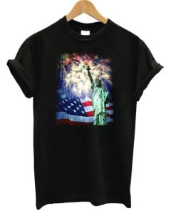 Independence Day USA Liberty Statue T-shirt ZA