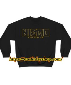 Classic Gold and Black NISMO Nissan Racing Team Logo Unisex Heavy Blend Crewneck Sweatshirt ZA