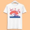 Fuji Mountain Cherry Blossom T Shirt Meme Gamer Cool Cult Movie Music Gift Tee ZA