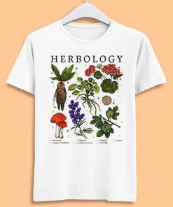 Herbology Plants Gardening Botanical Plant Lover Magic Wizard Unisex Men Women Gift Cool Cult Movie Music Fashion Top Tee T Shirt 7045 ZA