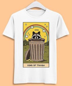 King Of Trash Raccoon Tarot Card T Shirt ZA