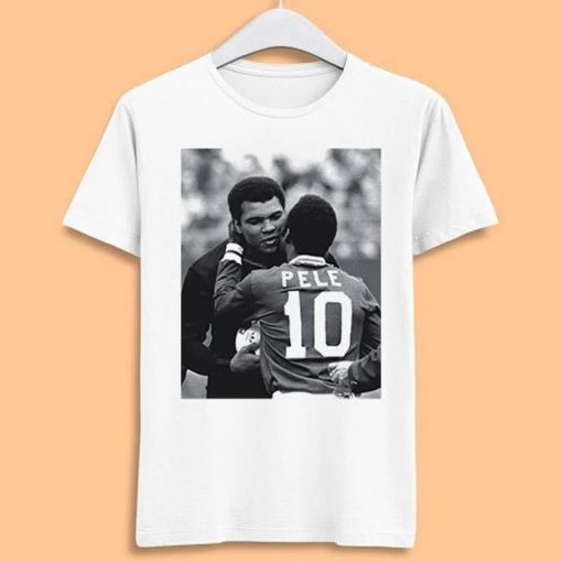 Pele Pays Tribute Hero Muhammed Ali Clay Lex Unisex Adult Mens Womens Gift Cool Music Fashion Top Retro Tee T Shirt ZA