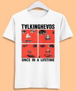 Talking Heads One In A Life Time Punk Rock Unisex Mens Womens Gift Cool Music Fashion Top Retro Tee T Shirt ZA