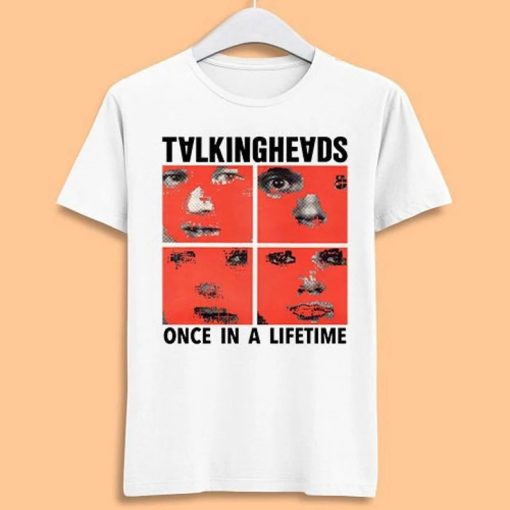 Talking Heads One In A Life Time Punk Rock Unisex Mens Womens Gift Cool Music Fashion Top Retro Tee T Shirt ZA