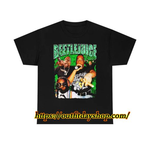 Vintage Beetlejuice Green Essential Unisex Heavy Cotton Tee ZA