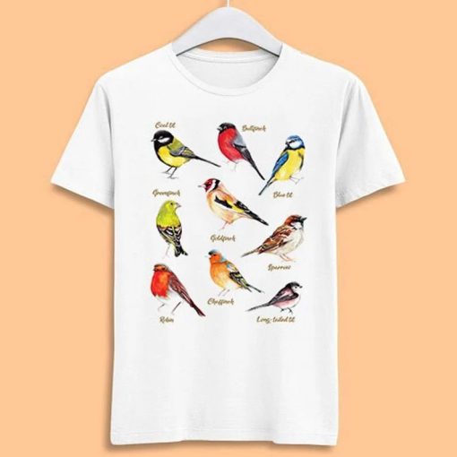 British Garden Birds T Shirt ZA