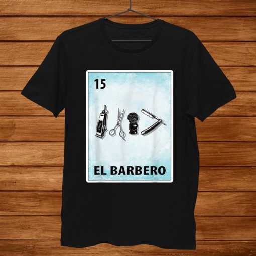 El Barbero Mexican Barber Cards Shirt ZA
