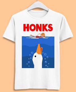 Honk Jaws Honks Goose Duck DnD SHIRT ZA