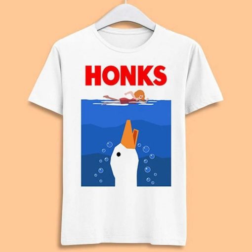 Honk Jaws Honks Goose Duck DnD SHIRT ZA