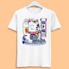 Maneki Neko Lucky Cat Fortune Happiness Wealth T Shirt ZA