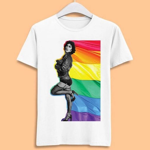 The Rocky Horror Picture Show Frank N Furter LGBTQ+ Pride Meme Gift Funny Tee Style Movie Music Top Mens Womens Adult Tee T Shirt ZA