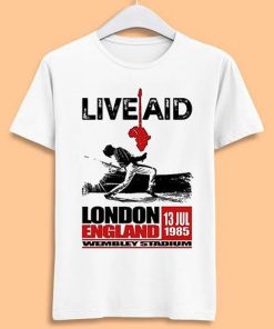 Wembley Live Aid Concert Poster 80s SHIRT ZA